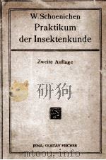 PRAKTIKUM DER INSEKTENKUNDE 1921 PDF电子版封面