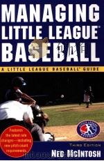 Managing Little League Baseball PDF电子版封面 9780071548038 Thiad Edition