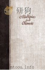 MEDIZIN UND CHEMIE BAND III 1936 PDF电子版封面