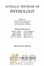 howell‘s textbook of physiology P1304 PDF电子版封面