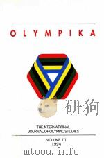 Olympika:The International Journal of Olympic Studies PDF电子版封面