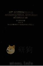 XIth INTERNATIONAL ASTRONAUTICAL GONGRESS STOCKHOLM 1960 PROCEEDINGS VOL.2 SMALL SOUNDING ROCKETS SY（ PDF版）