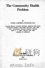 THE COMMUNITY HEALTH PROBLEM（1920 PDF版）