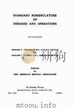 standard nomenclature of diseases and operations fifth edition P964 PDF电子版封面