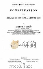 CONSTIPATION AND ALLIED INTESTINAL DISORDERS SECOND EDITION（1919 PDF版）