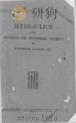 HYDRAULICS FOR ENCINEERS AND ENCINEERINC STUDENTS SIXTH EDITION PDF电子版封面