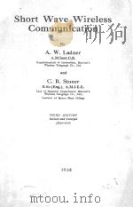 SHORT WAVE WIRELESS COMMUNICATION THIRD EDITION（1938 PDF版）