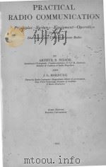PRACTICAL RADIO COMMUNICATION FIRST EDITION（1935 PDF版）