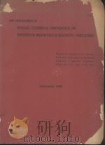 1959 PROCEEDINGS OF SPECIAL TECHNICAL CONFERENCE ON NONLINEAR MAGNETICS & MAGNETIC AMPLIFIERS SEPTEM 1959 PDF电子版封面