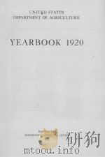 YEARBOOK 1920 1921 PDF电子版封面