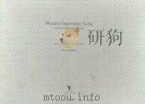 WOMEN‘S OPPRESSION TODAY 1988 PDF电子版封面 0860912191