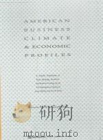 AMERICAN BUSINESS CLIMATE & ECONOMIC PROFILES 1994 PDF电子版封面 0810355450