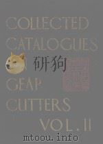 COLLECTED CATALOGUES ON GEAR CUTTERS VOL.2 1966 PDF电子版封面