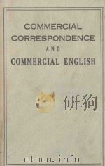 PITMAN‘ S COMMERCIAL CORRESPONDENCE AND COMMERCIAL ENGLISH     PDF电子版封面     