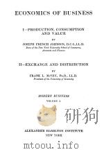 MODERN BUSINESS VOLUME 2 ECONOMICS OF BUSINESS 1917 PDF电子版封面