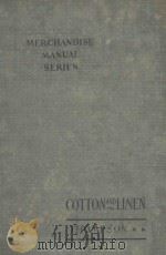 COTTON AND LINEN 1922 PDF电子版封面 ELIZA B.THOMPSON
