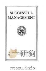 SUCCESSFUL MANAGEMENT 1917 PDF电子版封面