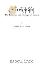 STOWAGE:THE PROPERTIES AND STOWAGE OF CARGOES（ PDF版）