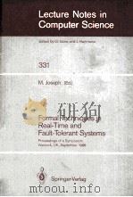 FORMAL TECHNIQUES IN REAL-TIME AND FAULT-TOLERANT SYSTEMS   1988  PDF电子版封面  3540503021   