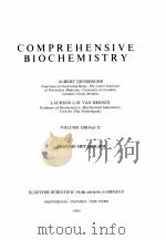 COMPREHENSIVE BIOCHEMISTRY VOLUME 19B PART 2 PROTEIN METABOLISM 1982 PDF电子版封面