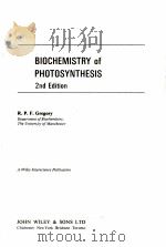 BIOCHEMISTRY OF PHOTOSYNTHESIS  2ND EDITION（ PDF版）