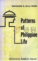 Patterns of Philippine life 1978 PDF电子版封面