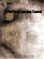 Adaptive & Learning Control（ PDF版）