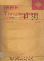 IEEE Transactions on Cable Television  Vol. CATV-2（ PDF版）