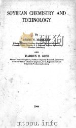 SOYBEAN CHEMISTRY AND TECHNOLOGY（1944 PDF版）