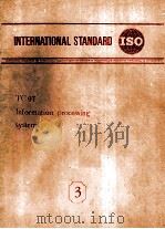 INTERNATIONAL STANDARD TC97-3 INFORMATION PROCESSING SYSTEMS PDF电子版封面