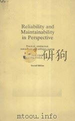 RELIABILITY AND MAINTAINABILITY IN PERSPECTIVE SECOND EDITION PDF电子版封面 0333391160