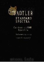 SADTLER SPECTRA SADTLER STANDARD CARBON-13 NMR SPECTR VOLUME 126 PDF电子版封面