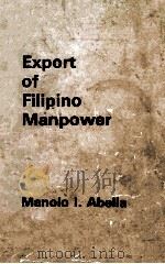 Expot of Filipino Manpower 1979 PDF电子版封面