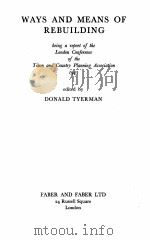 WAYS AND MEANS OF REBUILDING（1943 PDF版）