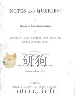 NOTES AND QUERIES SECOND SERIES.-VOLUME FIFTH 1858 PDF电子版封面
