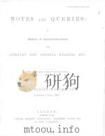 NOTES AND QUERIES NINTH SERIES.-VOLUME Ⅶ 1901 PDF电子版封面 JOHN C.FRANCIS