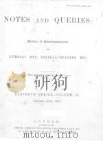 NOTES AND QUERIES ELEVENTH SERIES.-VOLUME Ⅸ（1914 PDF版）
