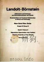 LANDOLT-BORNSTEIN BAND 9 MAGNETISCHE EIGENSCHAFTEN FREIER RADIKALE TEIL C 2（ PDF版）