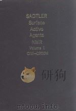 SADTLER COMMERCIAL NUCLEAR MAGNETIC RESONANCE SPECTRA COATING CHEMICALS VOLUME 1 CCIM-CC300M     PDF电子版封面     