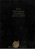 D.T.A.Thermograms Volumes 3-4 PDF电子版封面
