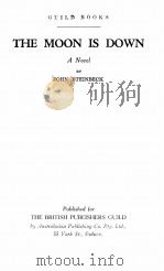 THE MOON IS DOWN:A NOVEL（1942 PDF版）