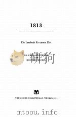 LESEBUCHER FUR UNSERE ZEIT 1813 1953 PDF电子版封面