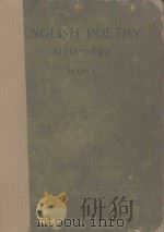 ENGLISH POETRY (1170-1892) 1907 PDF电子版封面 JOHN MATTHEWS MANLY