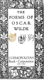 THE POEMS OF OSCAR WILDE 1916 PDF电子版封面 FREDERIC W.GOUDY