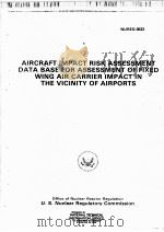 Aircraft Impact Risk Assessment Data Base for Assessment of Fixed Wing Air Carrier Impact Risk in th（ PDF版）