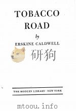 TOBACCO ROAD 1947 PDF电子版封面