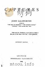 CAPTURES COPYRIGHT EDITION 1923 PDF电子版封面