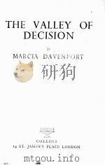 THE VALLEY OF DECISION（1948 PDF版）