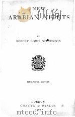New Arabian Nights 1902 PDF电子版封面