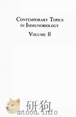 CONTEMPORARY TOPICS IN IMMUNOGIOLOGY VOLUME 2 PDF电子版封面 0306404192 NOEL L.WARNER